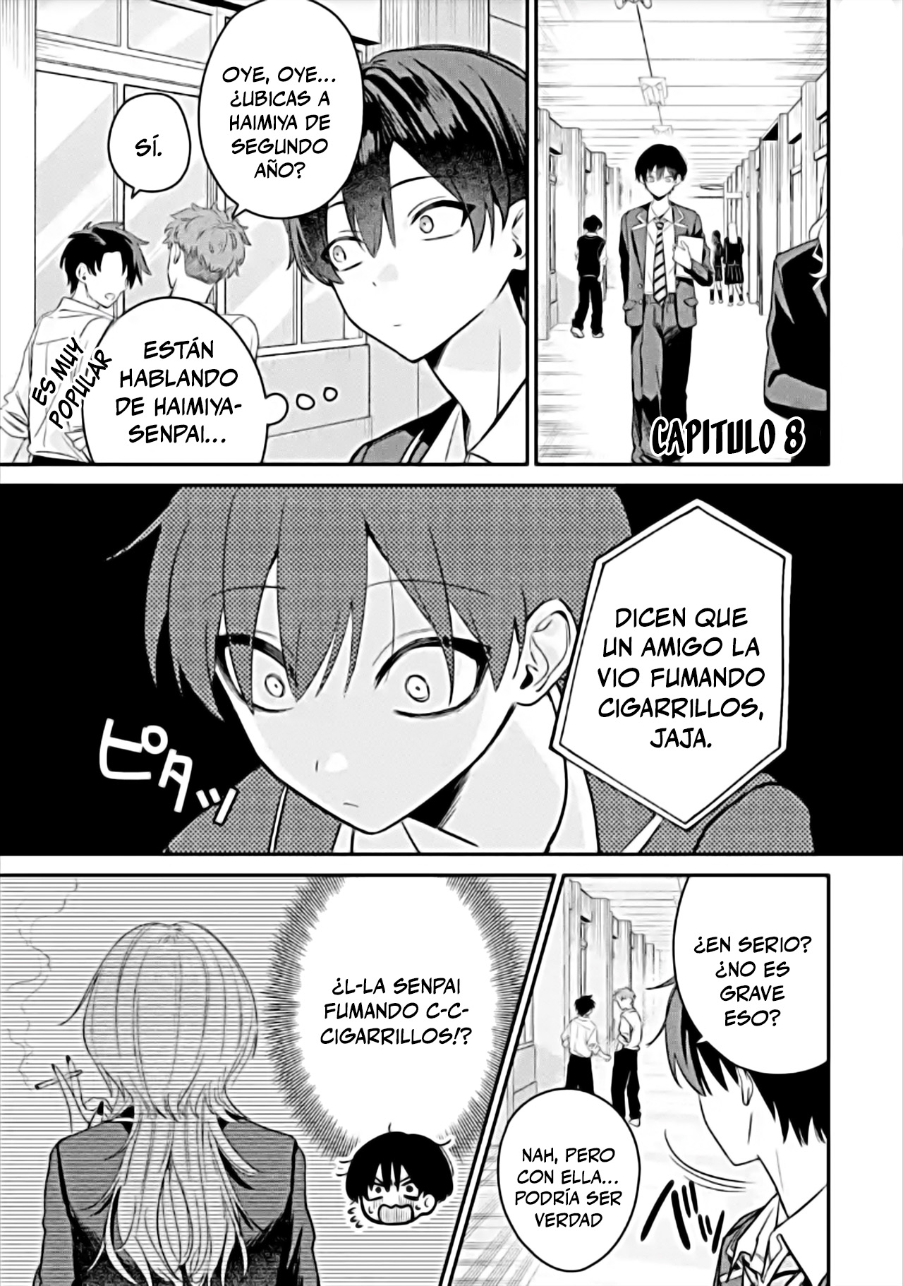 Haimiya-senpai wa Kowakute Kawaii capítulo 8 página 1