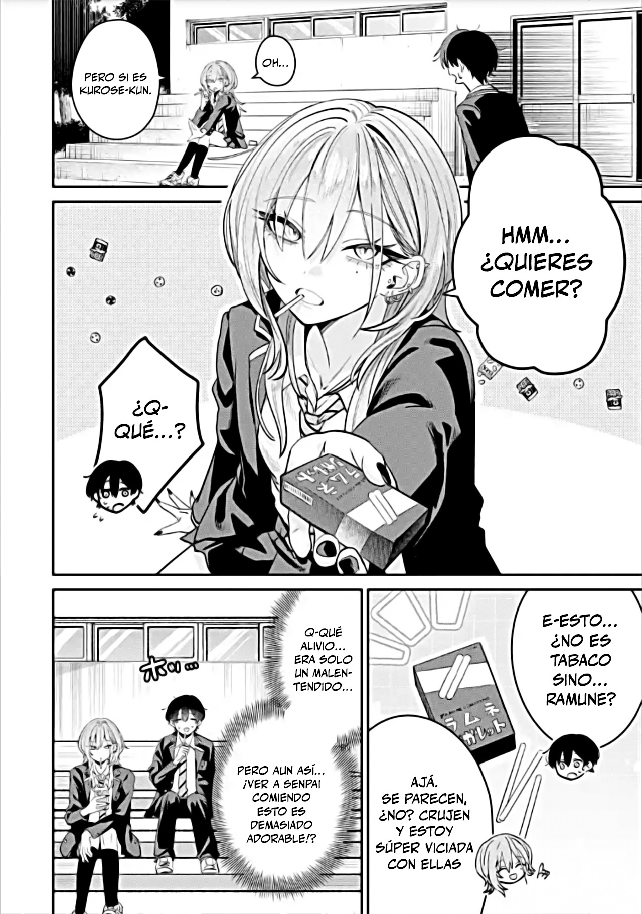 Haimiya-senpai wa Kowakute Kawaii capítulo 8 página 4