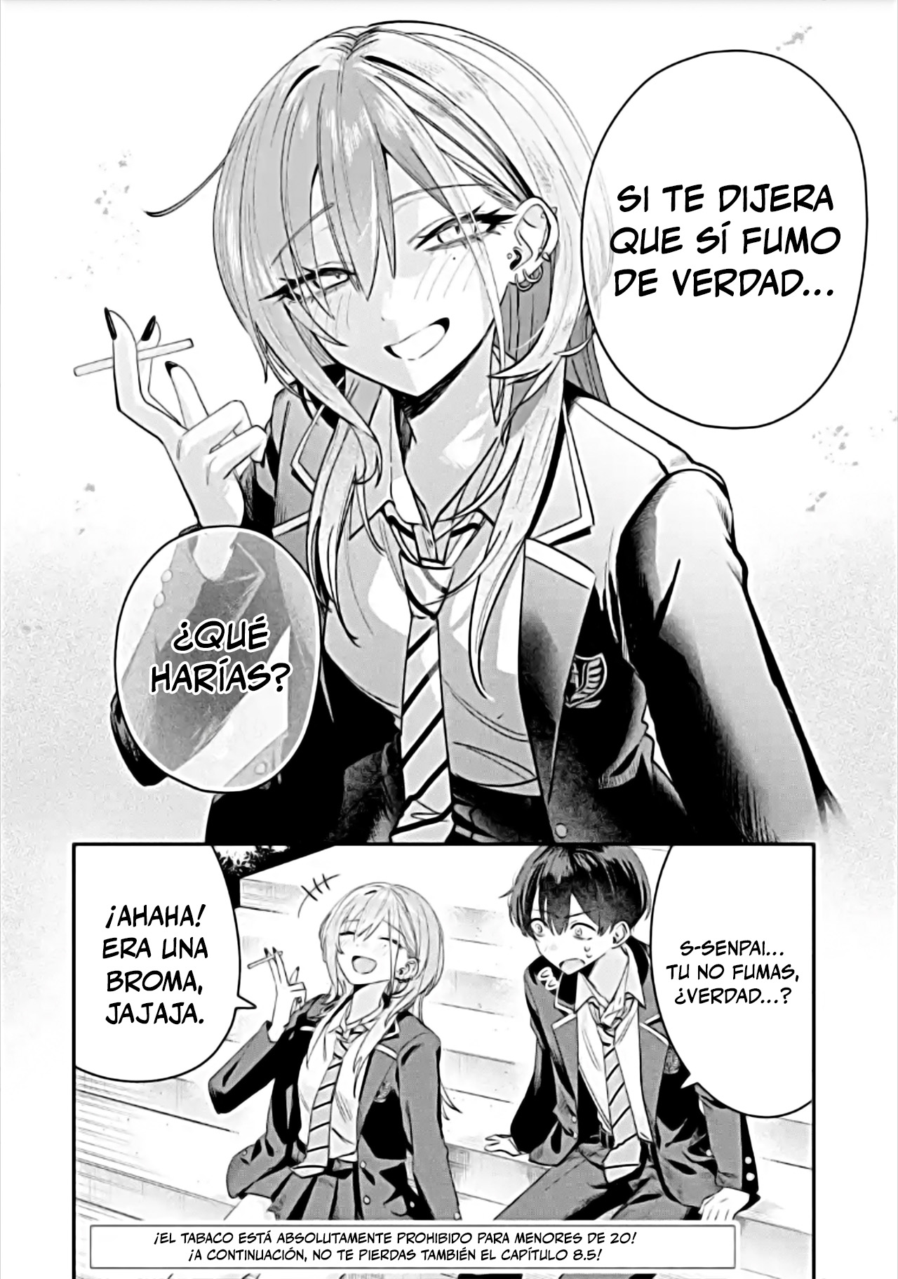 Haimiya-senpai wa Kowakute Kawaii capítulo 8 página 6