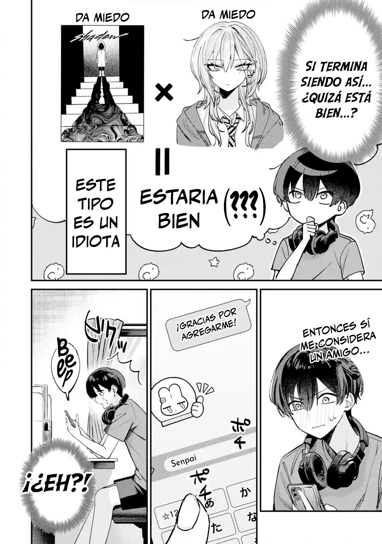 Haimiya-senpai wa Kowakute Kawaii capítulo 9 página 4