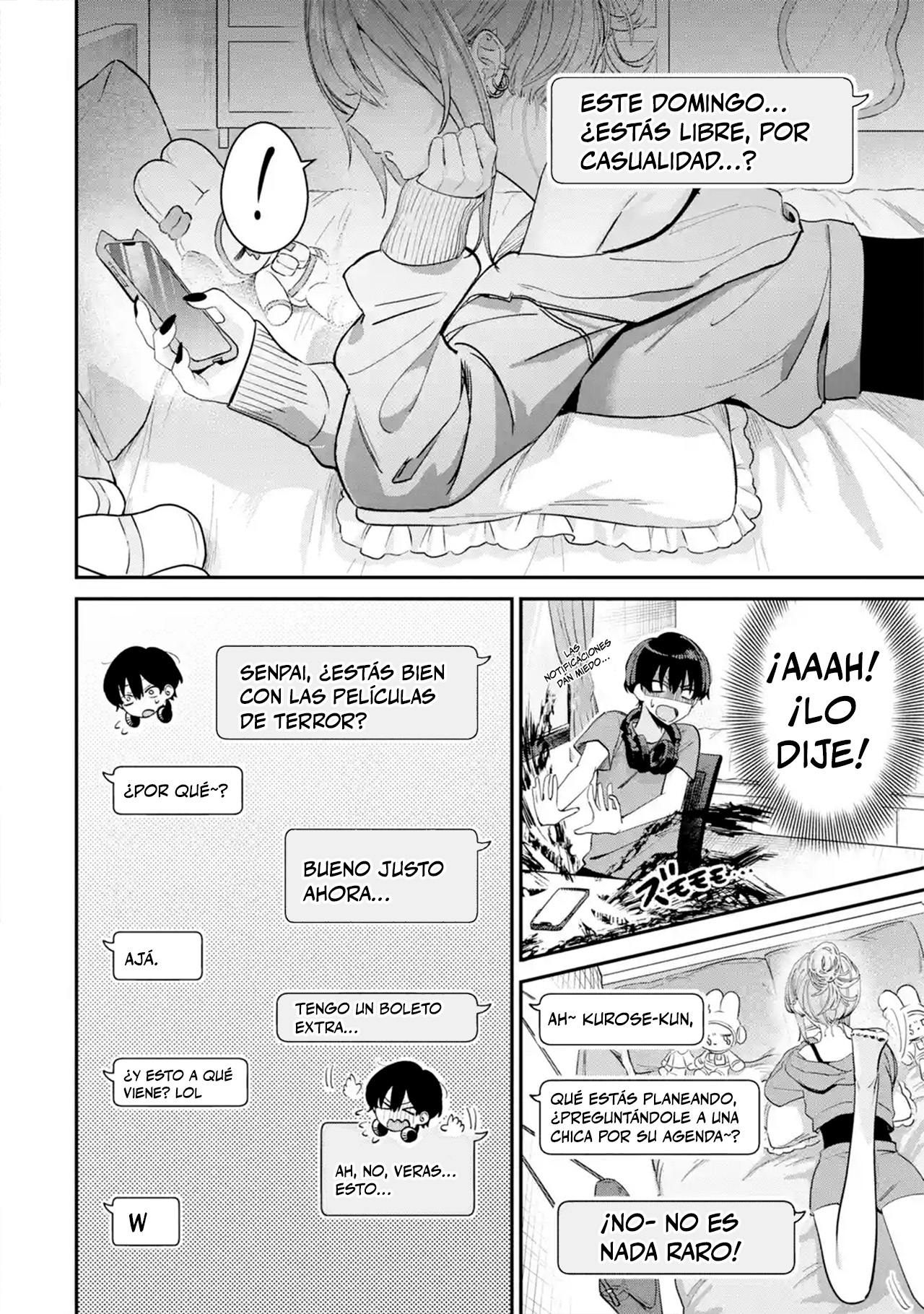 Haimiya-senpai wa Kowakute Kawaii capítulo 9 página 6