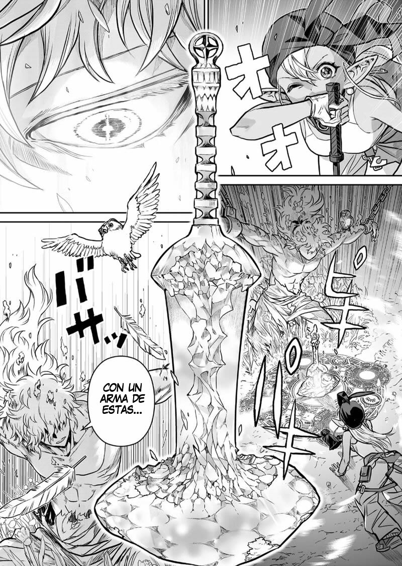 Abandoned ~Tsuyosugite Buki ga Kowareru Yuusha to Buki Shokunin no Elf~ capítulo 1 página 34