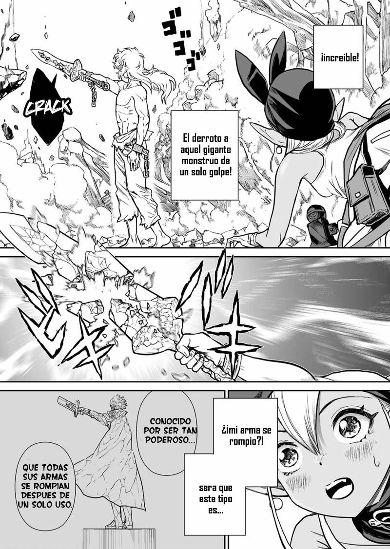 Abandoned ~Tsuyosugite Buki ga Kowareru Yuusha to Buki Shokunin no Elf~ capítulo 1 página 46
