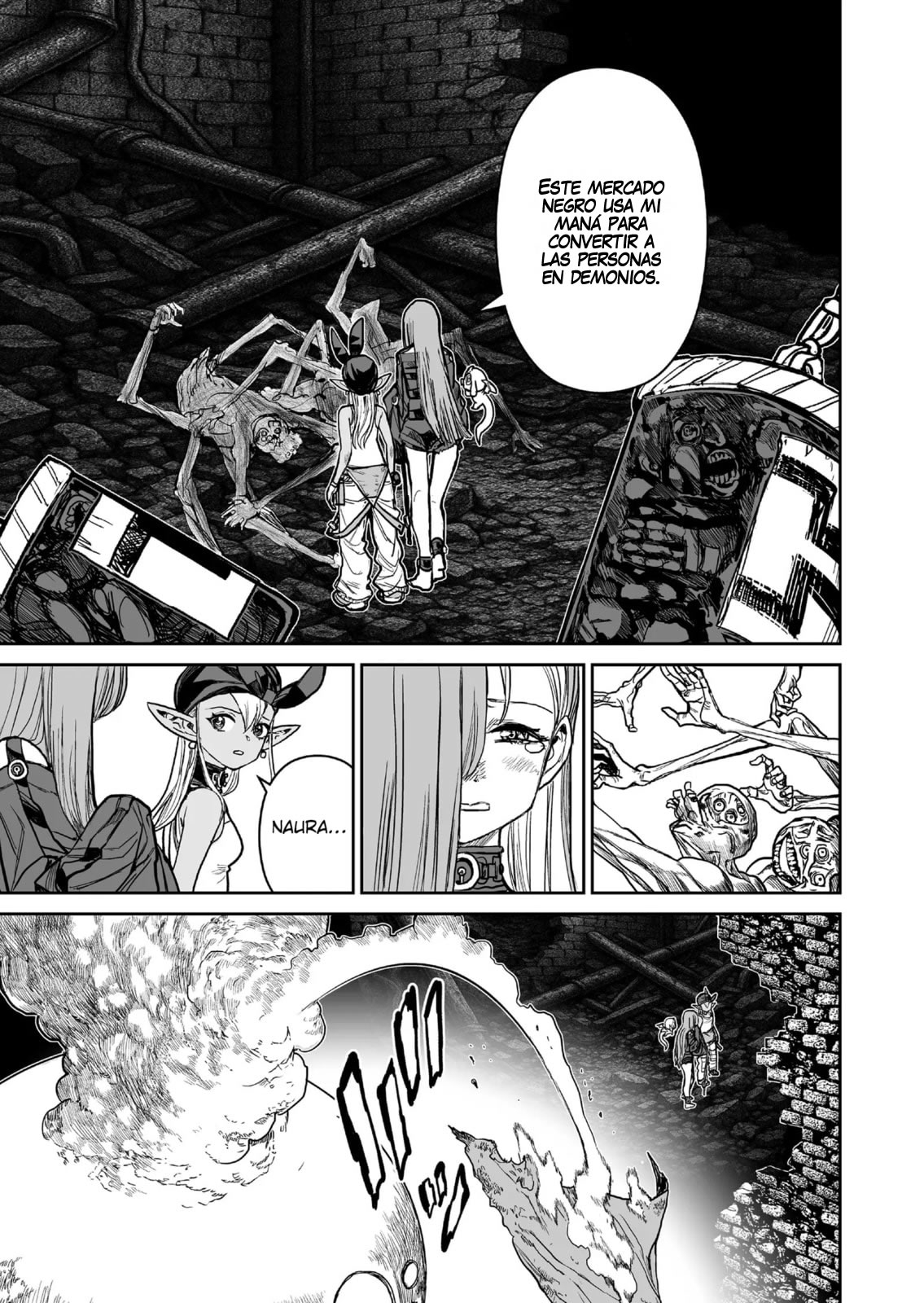 Abandoned ~Tsuyosugite Buki ga Kowareru Yuusha to Buki Shokunin no Elf~ capítulo 12 página 3