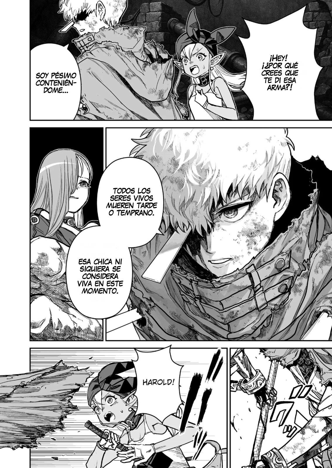 Abandoned ~Tsuyosugite Buki ga Kowareru Yuusha to Buki Shokunin no Elf~ capítulo 13 página 4