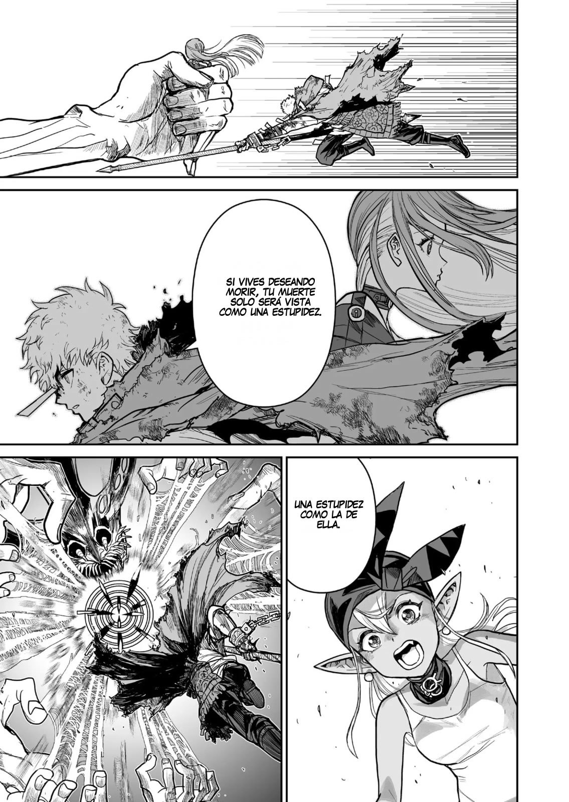 Abandoned ~Tsuyosugite Buki ga Kowareru Yuusha to Buki Shokunin no Elf~ capítulo 13 página 7