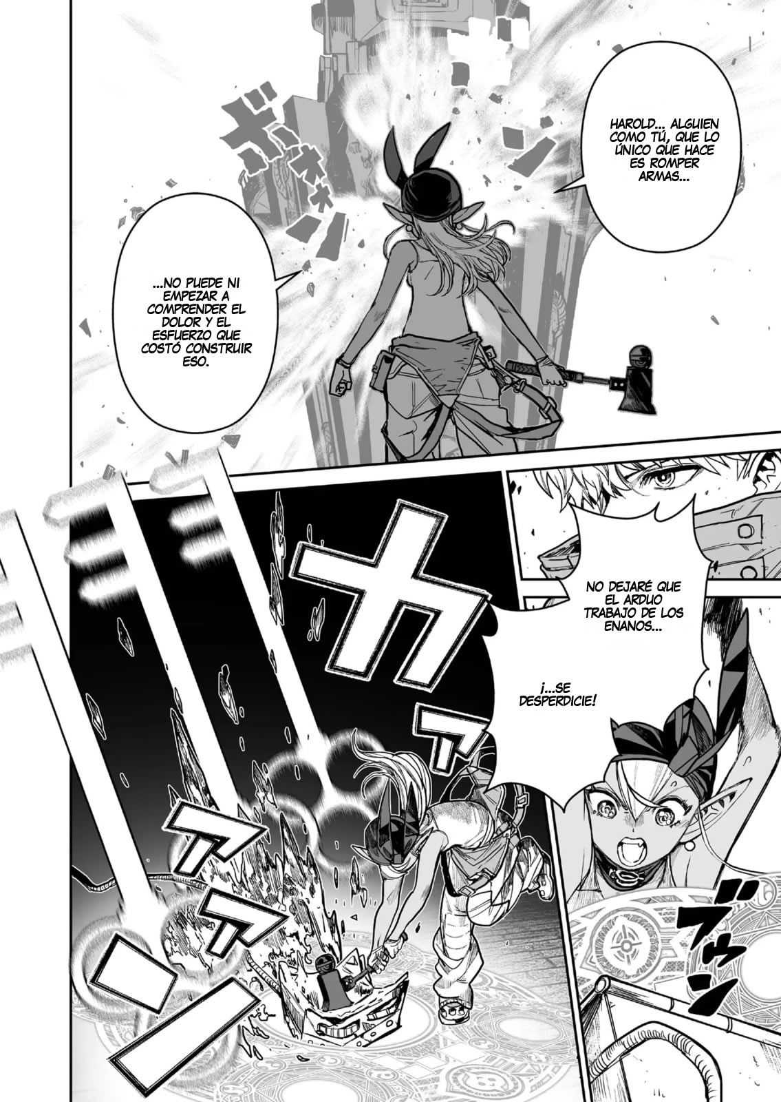 Abandoned ~Tsuyosugite Buki ga Kowareru Yuusha to Buki Shokunin no Elf~ capítulo 15 página 16