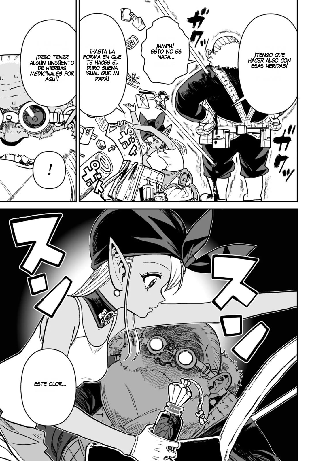 Abandoned ~Tsuyosugite Buki ga Kowareru Yuusha to Buki Shokunin no Elf~ capítulo 15 página 3
