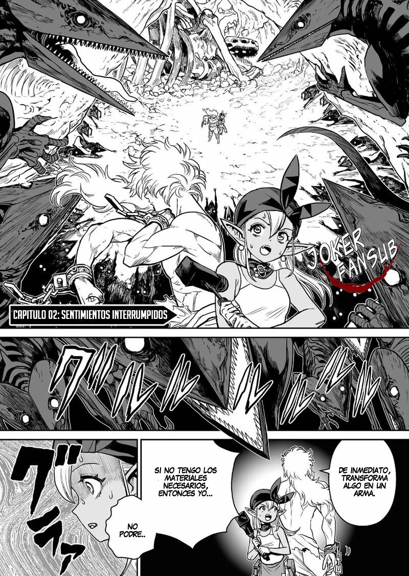 Abandoned ~Tsuyosugite Buki ga Kowareru Yuusha to Buki Shokunin no Elf~ capítulo 2 página 1