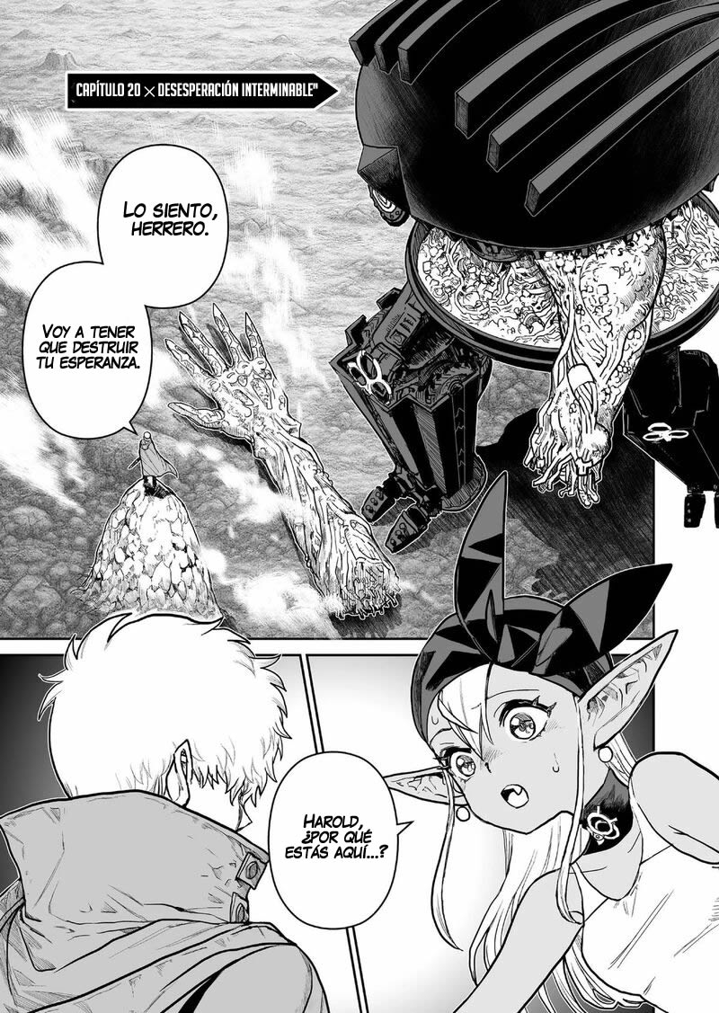Abandoned ~Tsuyosugite Buki ga Kowareru Yuusha to Buki Shokunin no Elf~ capítulo 20 página 1