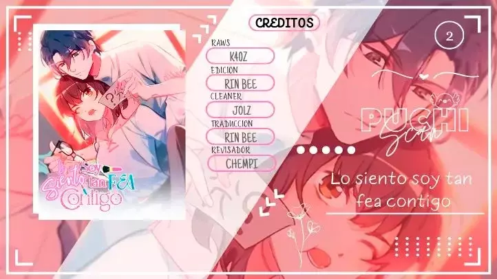 Lo siento soy tan fea contigo capítulo 2 página 4