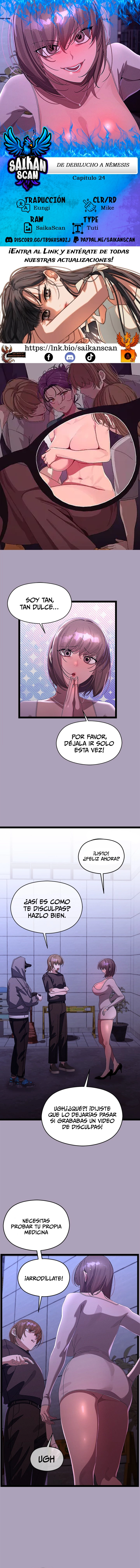 De Debilucho a Némesis capítulo 24 página 1