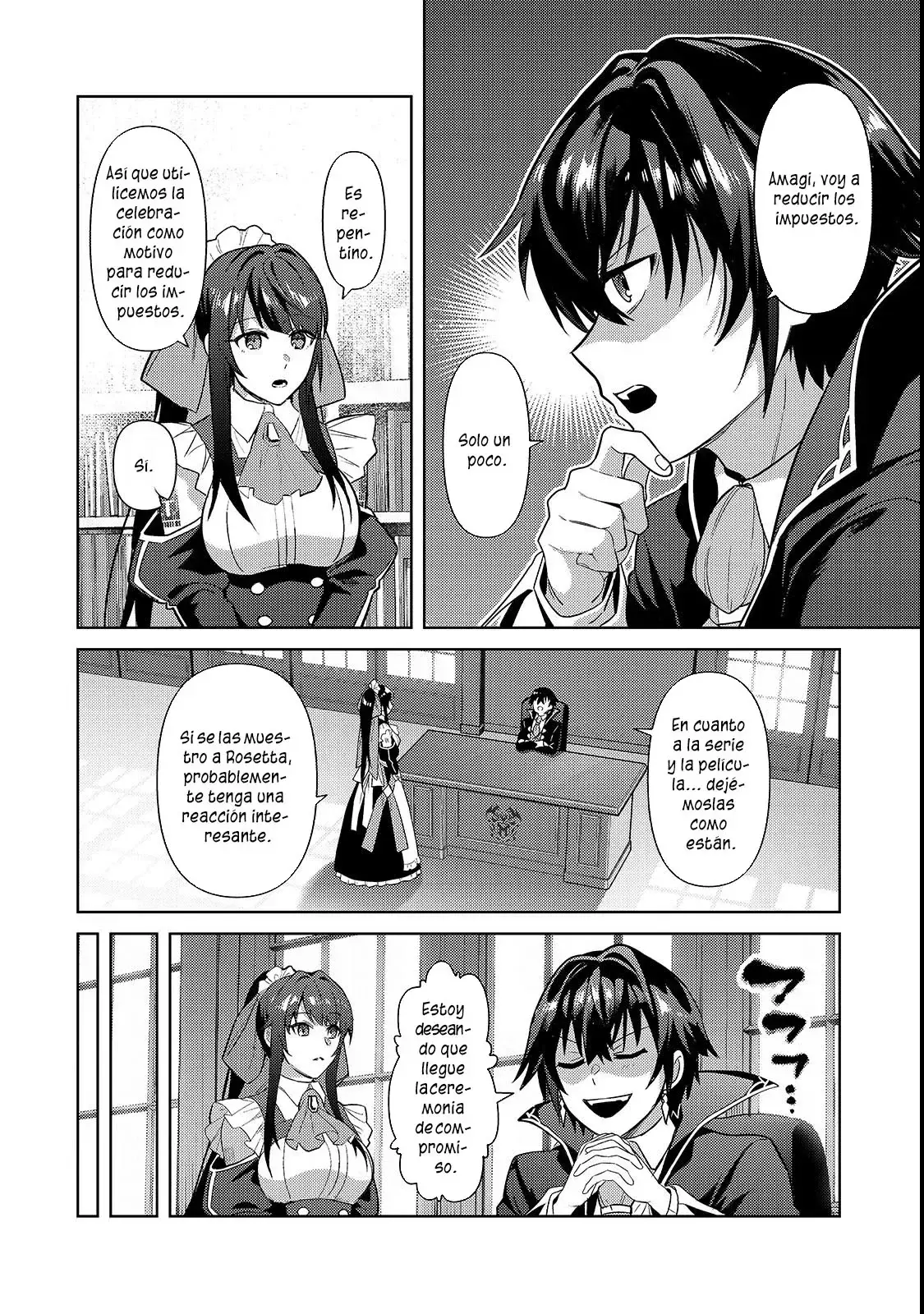 Ore wa Seikan Kokka no Akutoku Ryōshu! capítulo 36.1 página 8