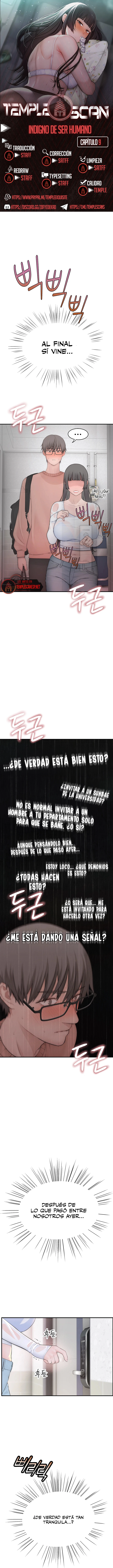 Indigno de ser Humano capítulo 9 página 1