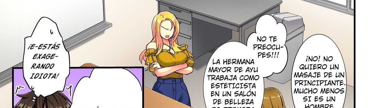 ¡Inserción en un punto lascivo…! Tratamiento de belleza resbaladizo y sensible en un club lleno de chicas capítulo 1 página 21
