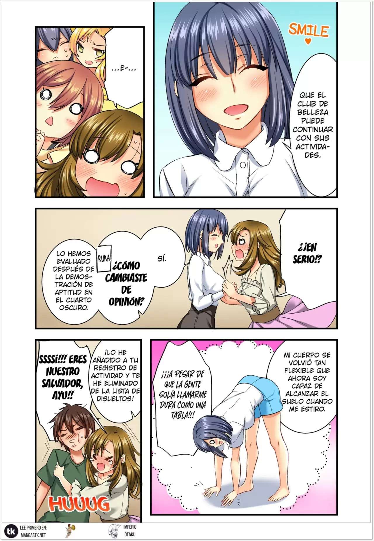 ¡Inserción en un punto lascivo…! Tratamiento de belleza resbaladizo y sensible en un club lleno de chicas capítulo 12 página 4