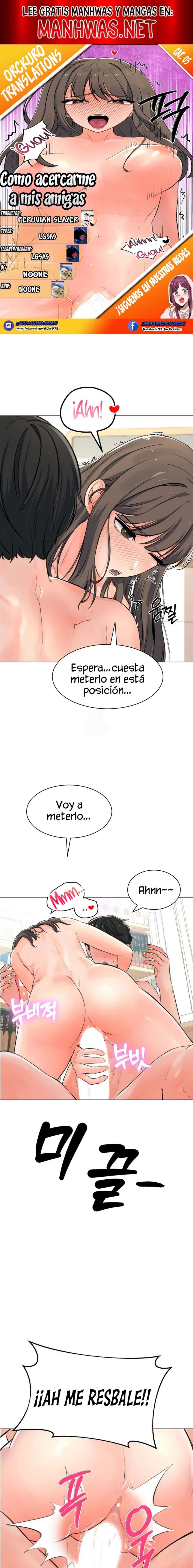 ¿Cómo acercarme a mis amigas? capítulo 3 página 1