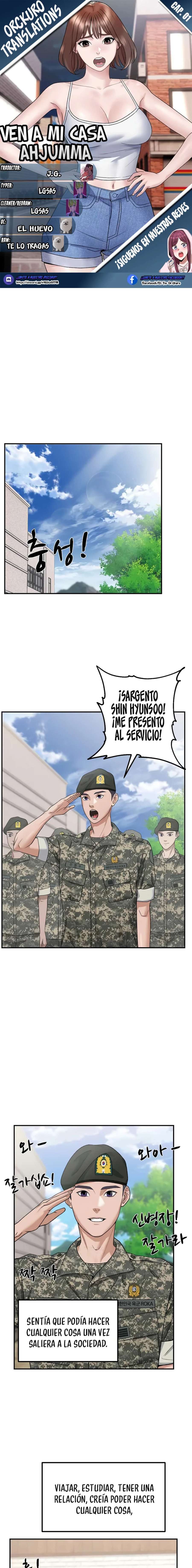 Ven a mi casa Ahjumma capítulo 1 página 1