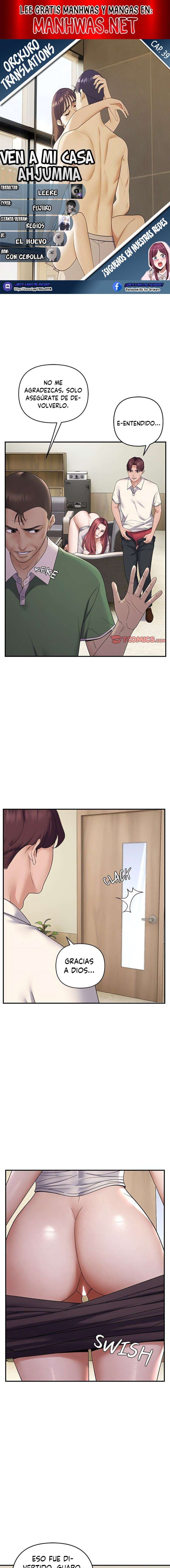 Ven a mi casa Ahjumma capítulo 39 página 1
