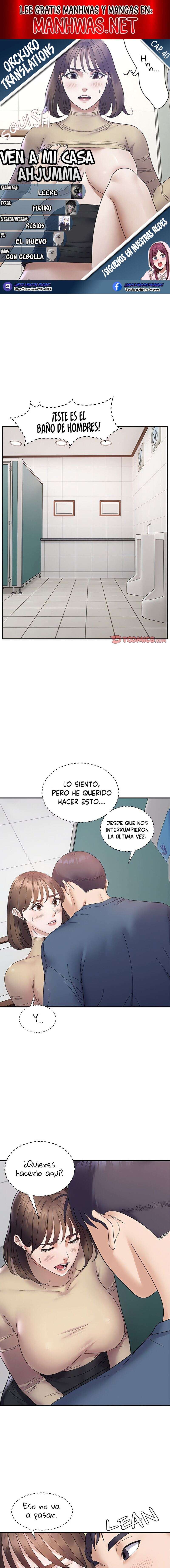 Ven a mi casa Ahjumma capítulo 40 página 1