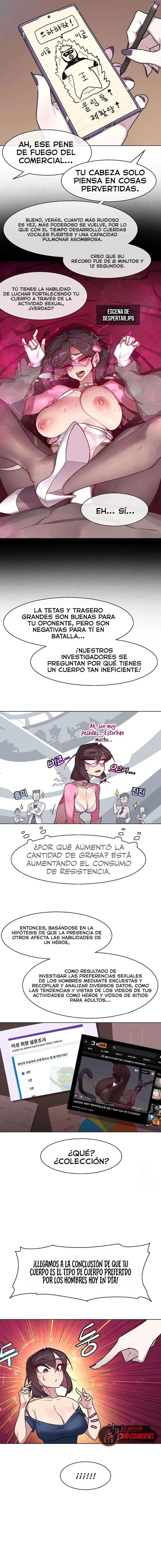 ¡El Secreto Revelado De la Heroína Pervertida! capítulo 8 página 6