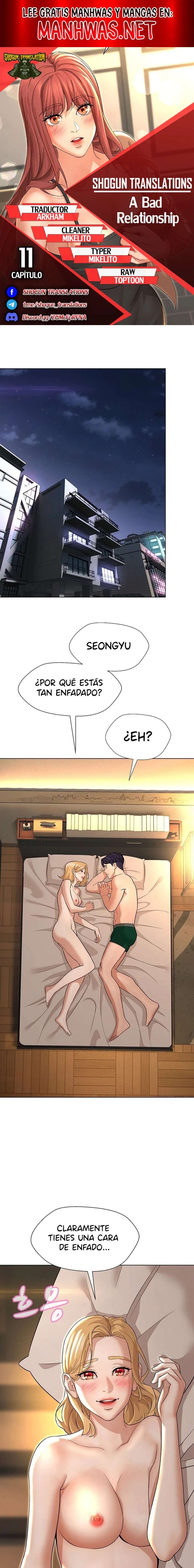 Una Mala Relación capítulo 11 página 1