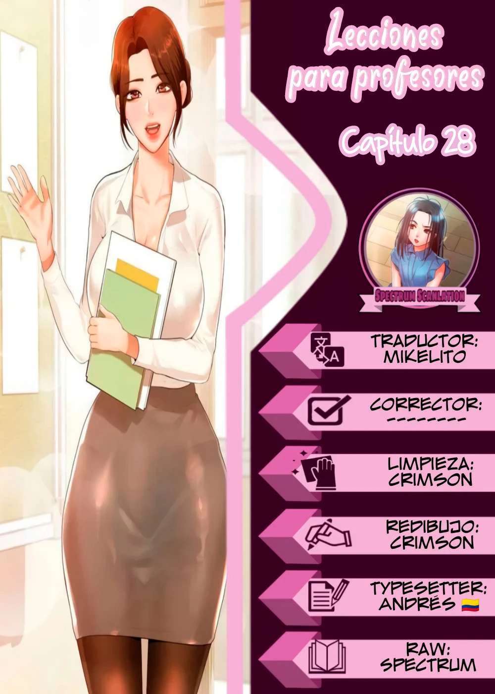 Teacher Lesson capítulo 28 página 1