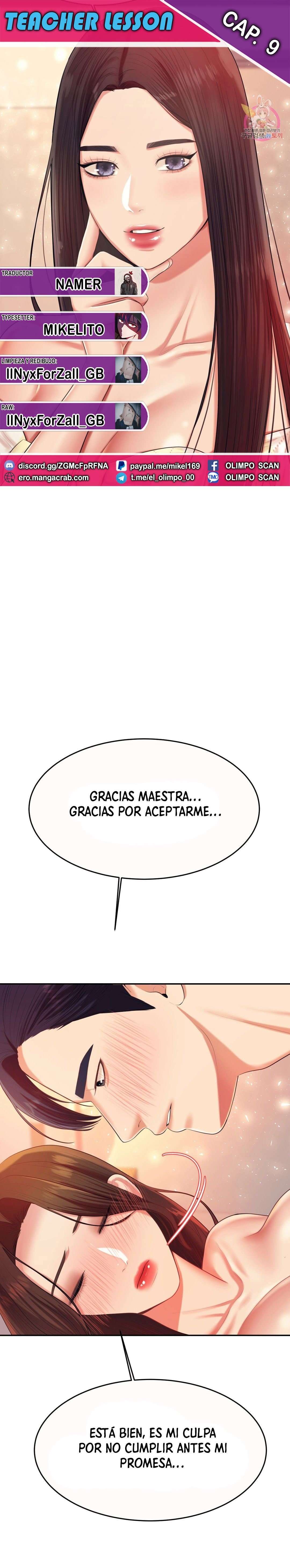 Teacher Lesson capítulo 9 página 1