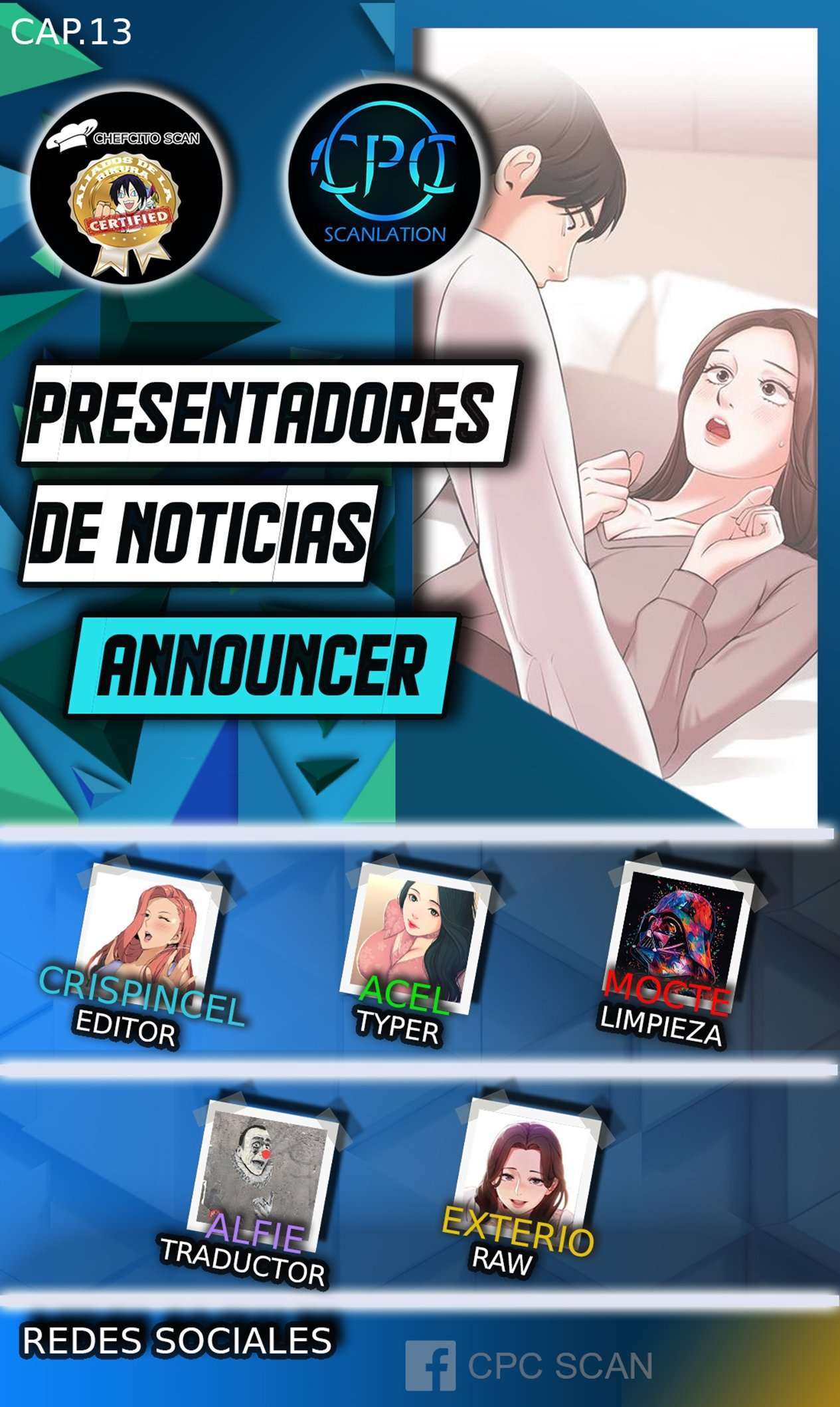 Presentadores de Noticias capítulo 13 página 1