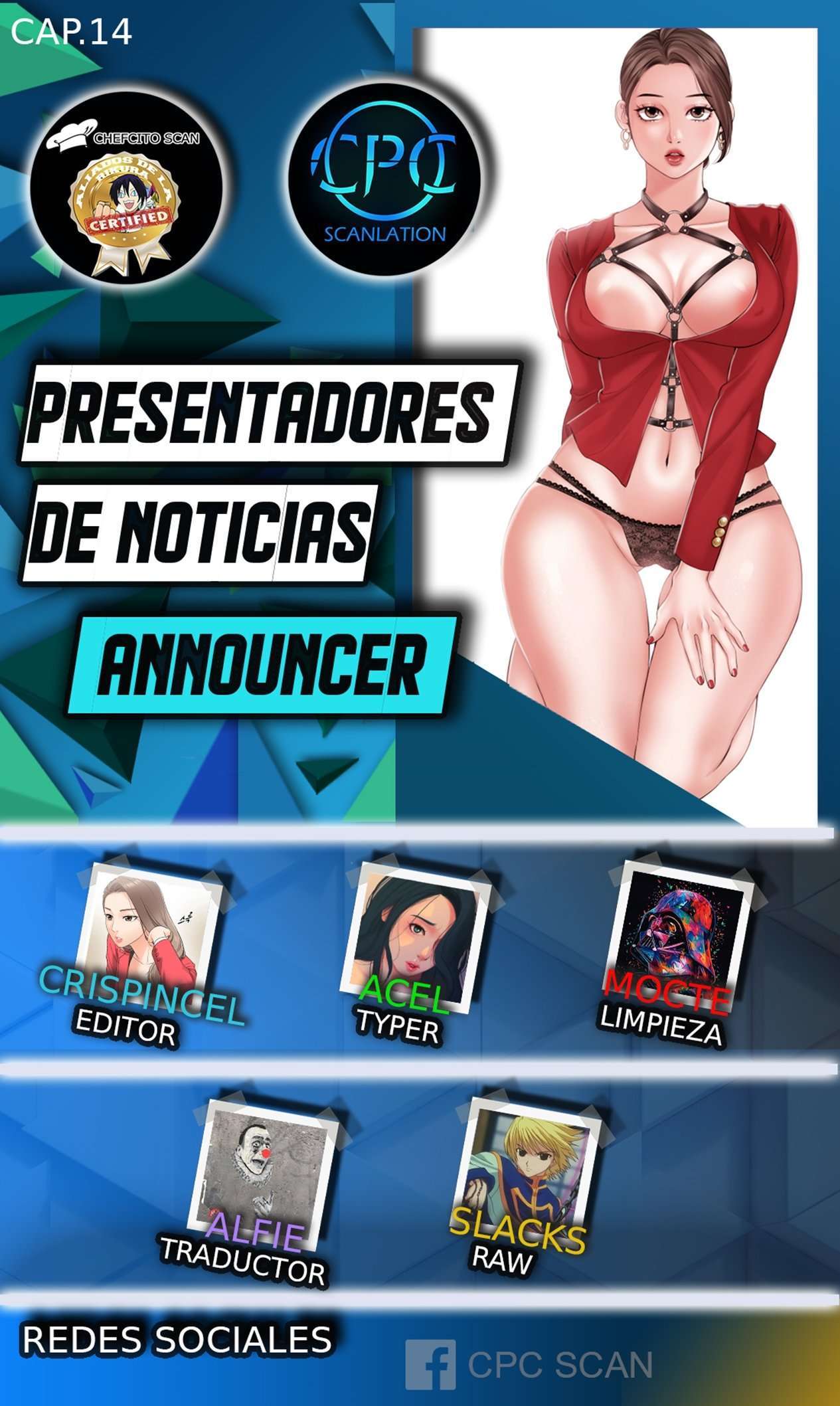 Presentadores de Noticias capítulo 14 página 1
