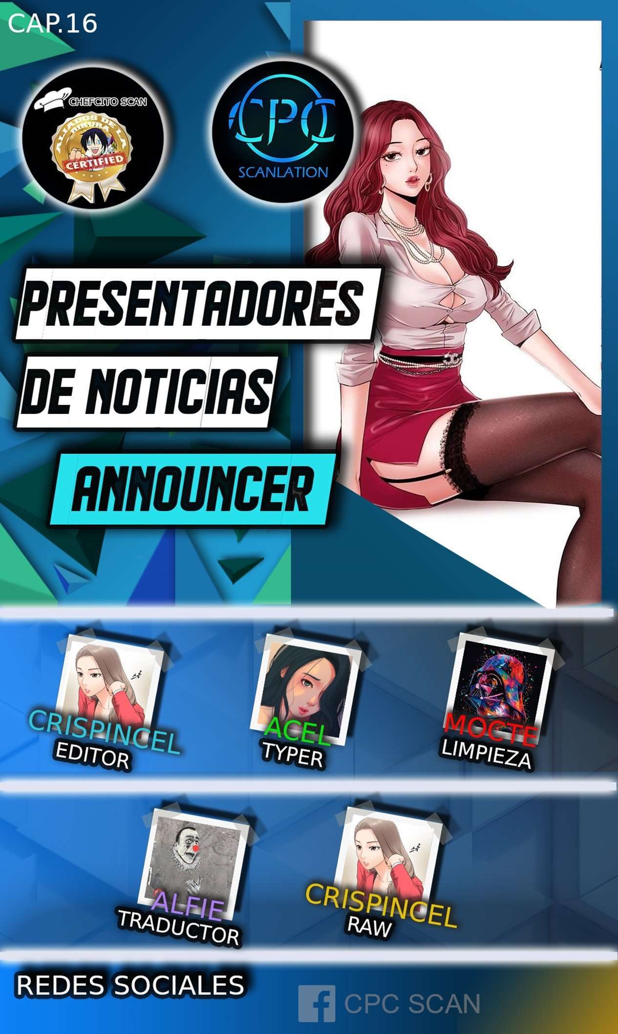 Presentadores de Noticias capítulo 16 página 1