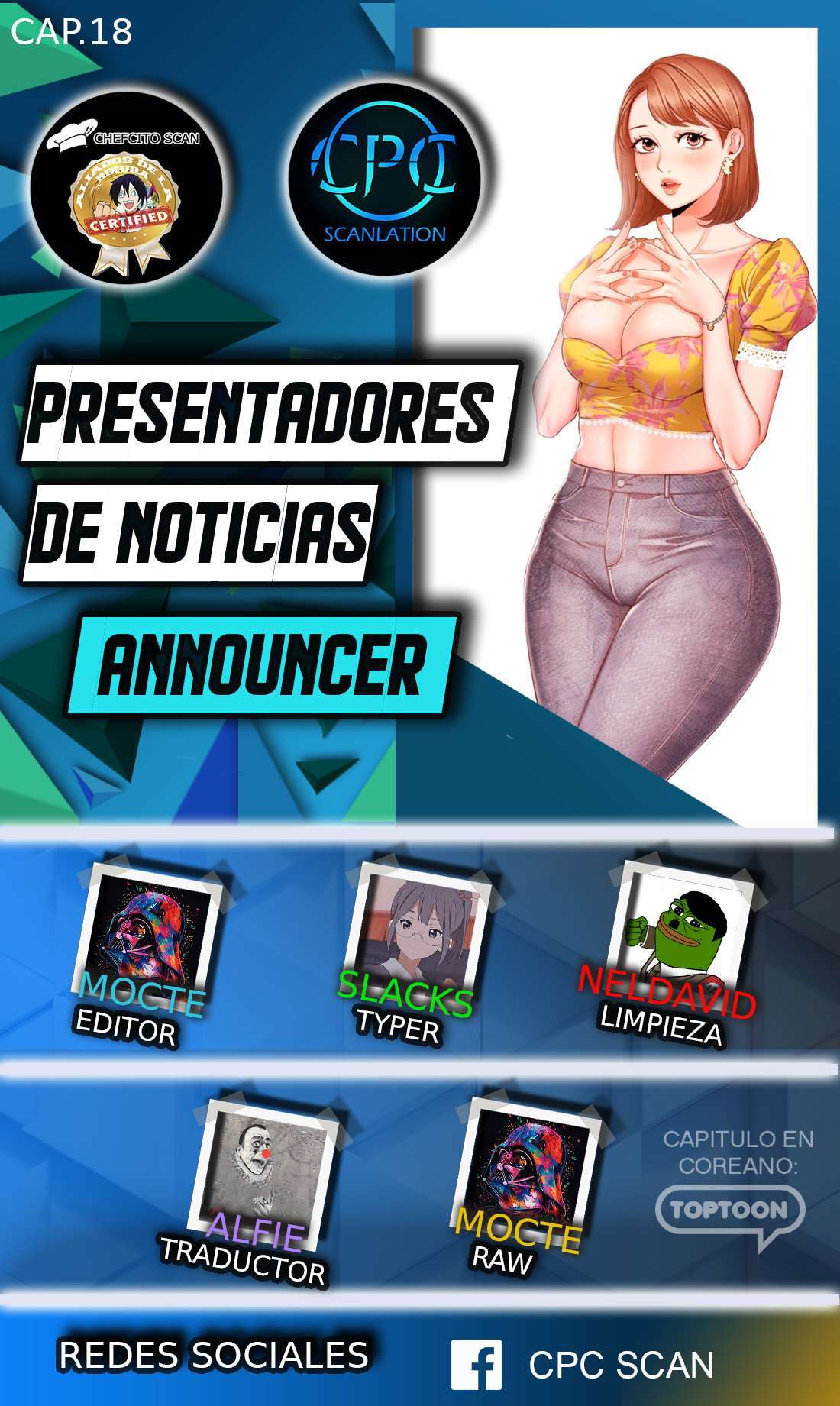 Presentadores de Noticias capítulo 18 página 1