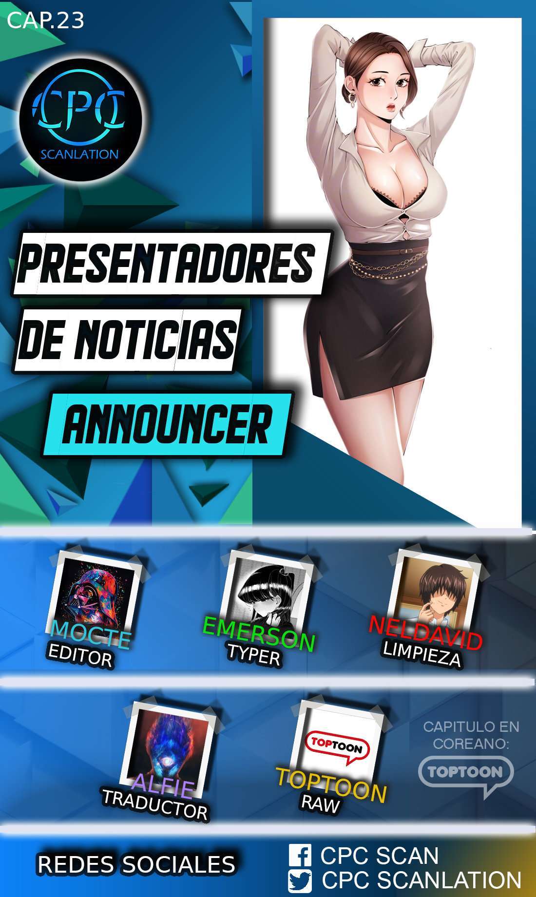Presentadores de Noticias capítulo 23 página 1