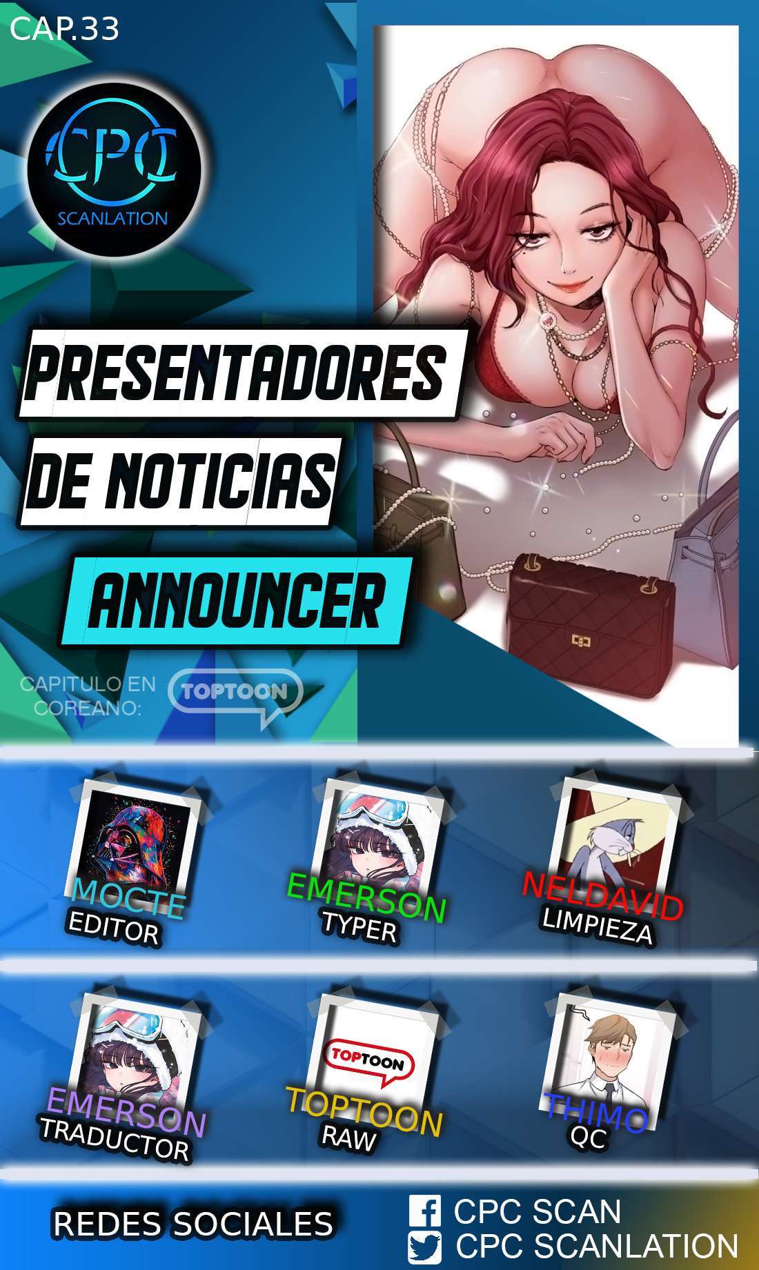 Presentadores de Noticias capítulo 33 página 1