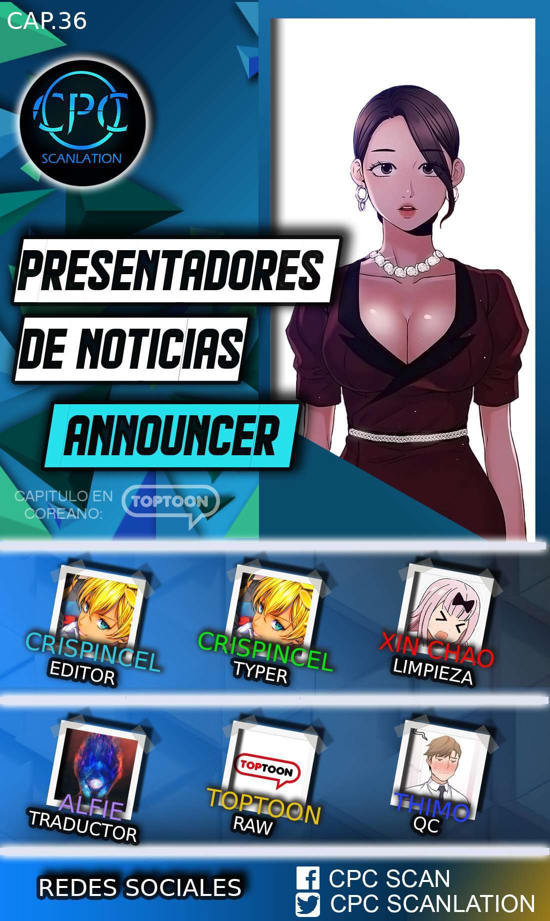 Presentadores de Noticias capítulo 36 página 1