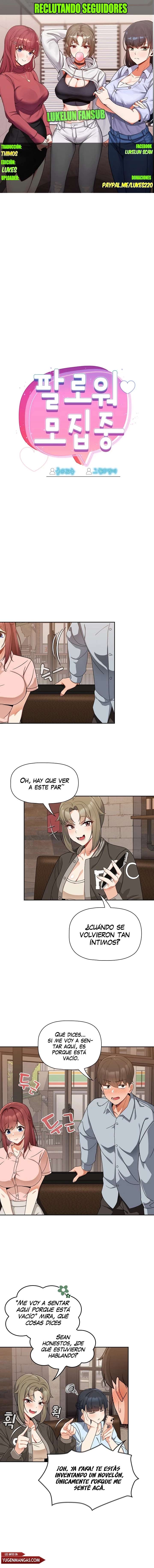 Reclutando seguidores capítulo 8 página 1