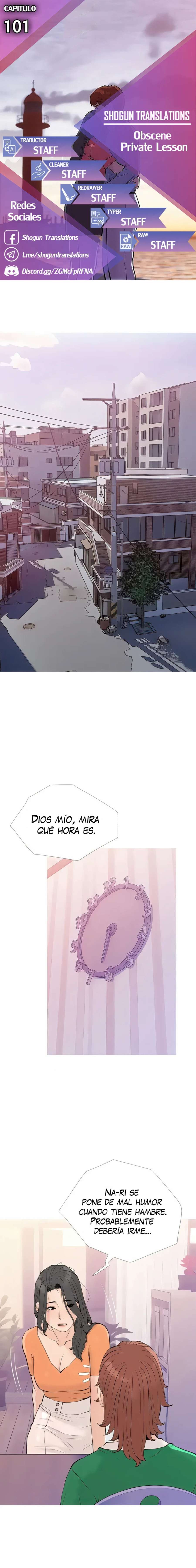 Obscene Prívate Lesson capítulo 101 página 1
