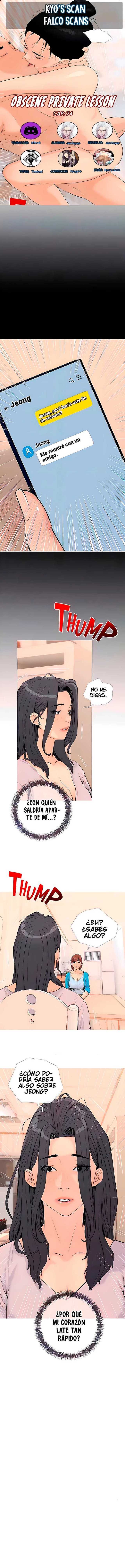 Obscene Prívate Lesson capítulo 74 página 1