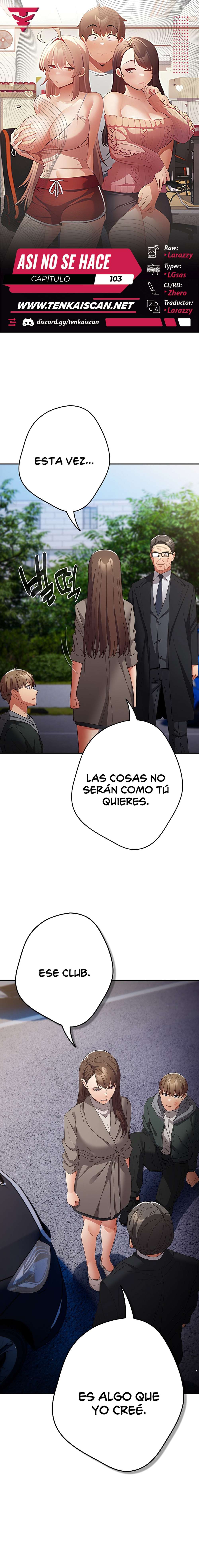 Asi no se Hace capítulo 103 página 1
