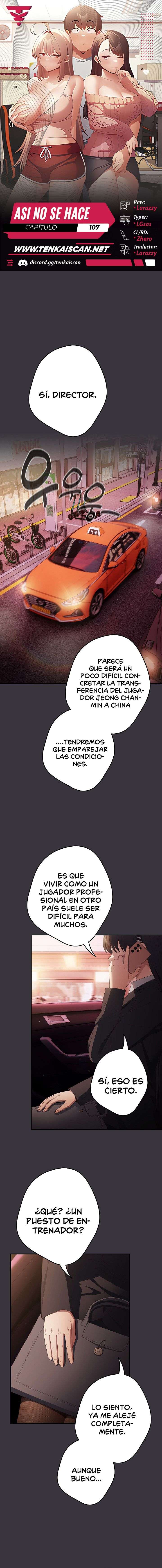 Asi no se Hace capítulo 107 página 1