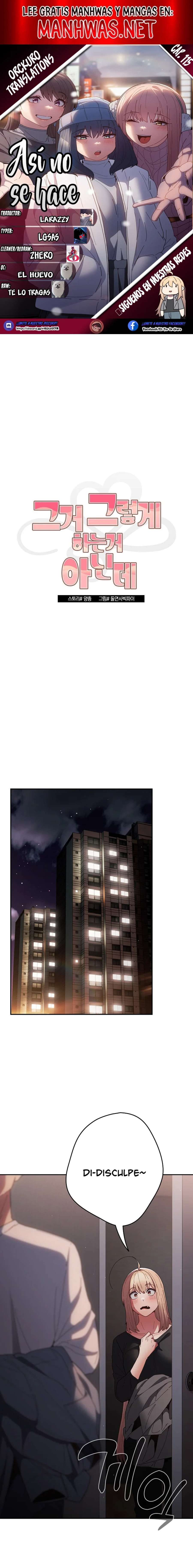 Asi no se Hace capítulo 115 página 1
