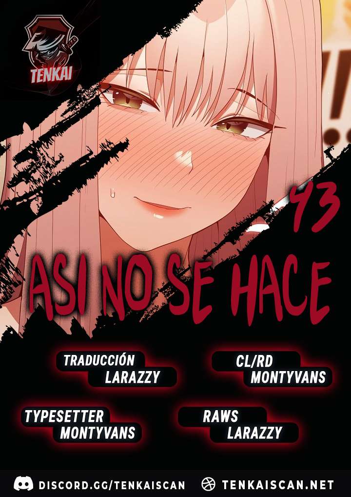 Asi no se Hace capítulo 43 página 1