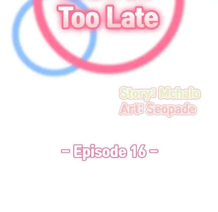 Never Too Late capítulo 16 página 19