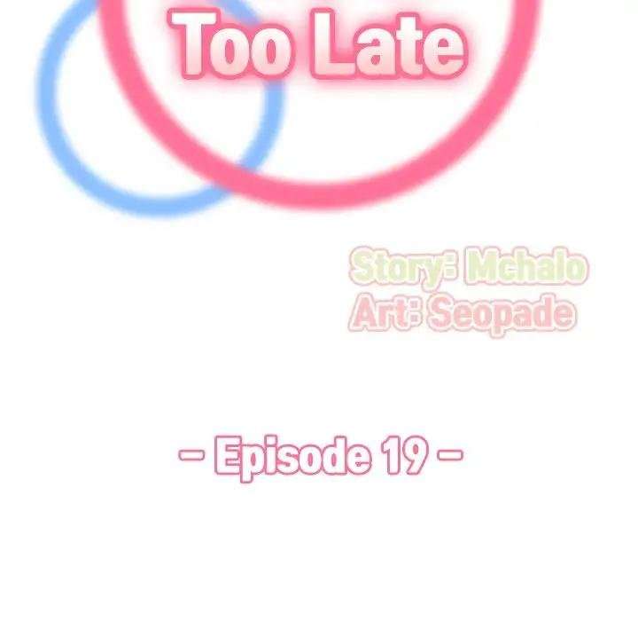 Never Too Late capítulo 19 página 30