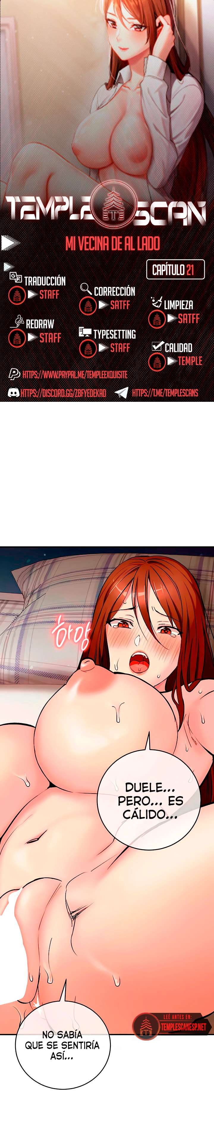 Mi vecina capítulo 21 página 1