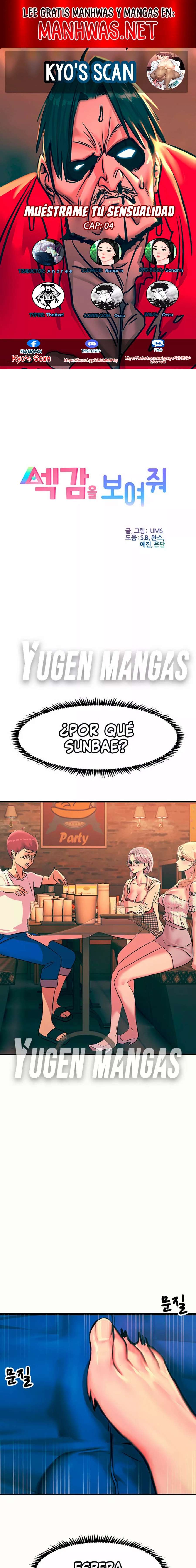 Muéstrame Tu Sensualidad capítulo 4 página 1