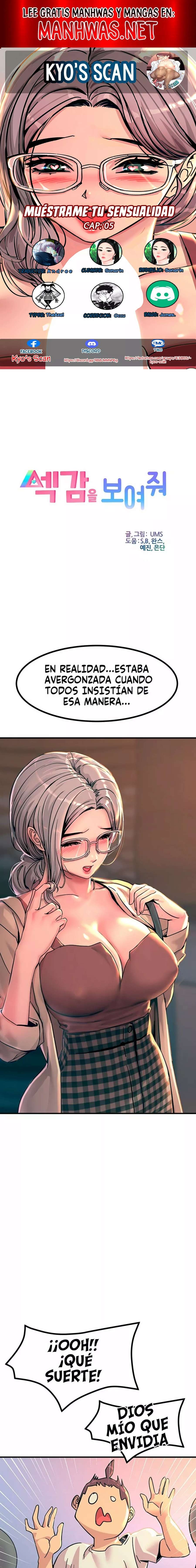 Muéstrame Tu Sensualidad capítulo 5 página 1