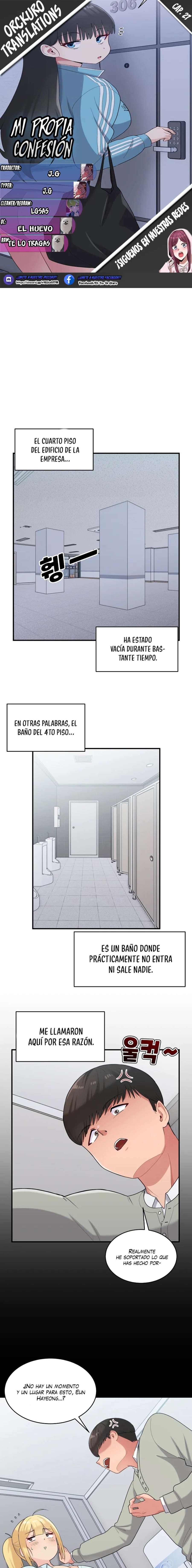 Mi Propia Confesion capítulo 27 página 1