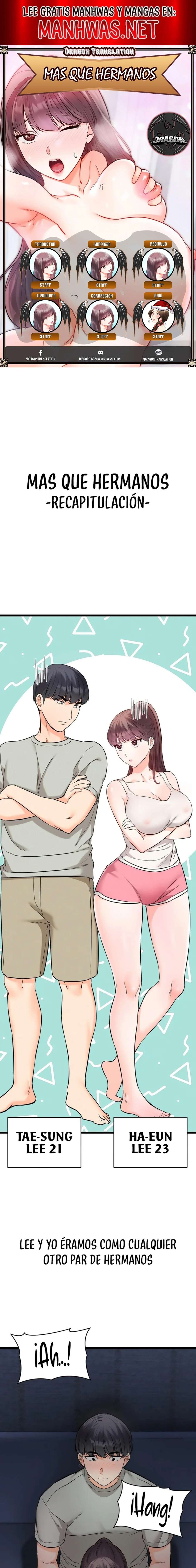 Mas Que Hermanos 2 capítulo 1 página 1