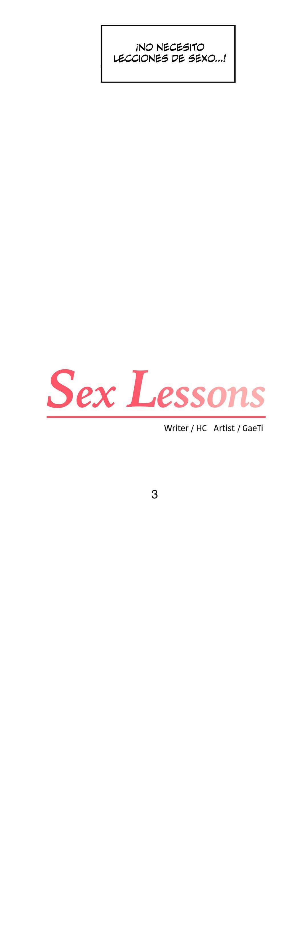 Lecciones de Sexo capítulo 3 página 3